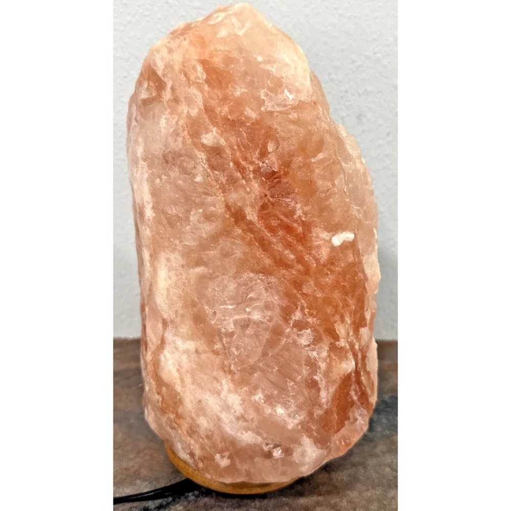 Himalayan Salt Lamp Natural Pink Crystal Rock Light 10" Tested Works